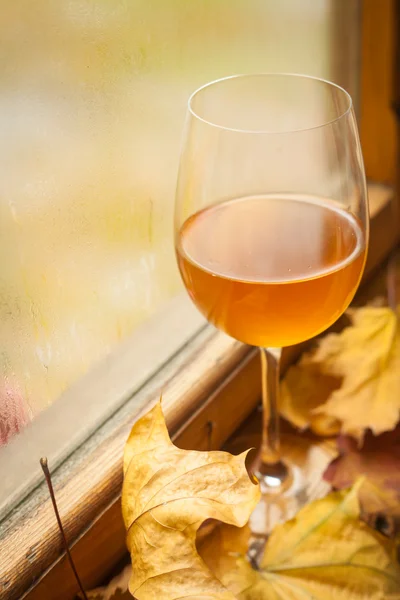 Осеннее белое вино — стоковое фото
