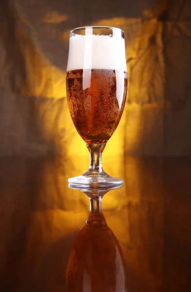 Tulip beer glass — Stock Photo, Image