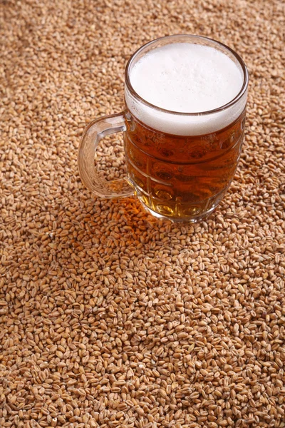 Caneca de cerveja em malte — Fotografia de Stock