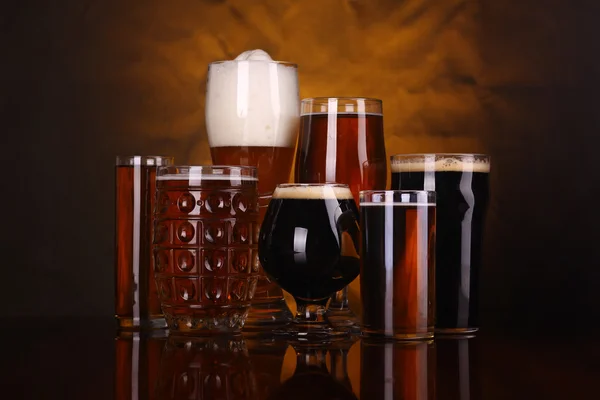 Beer glass variety — Stock Photo, Image