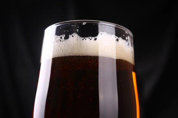 Glass of amber ale — Stock Photo, Image