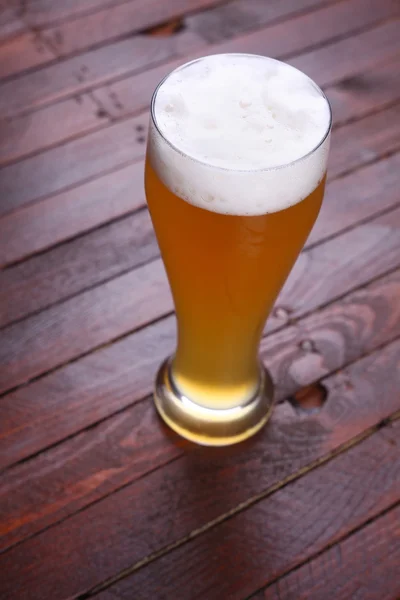 Glass of wheat beer — Stock Photo, Image