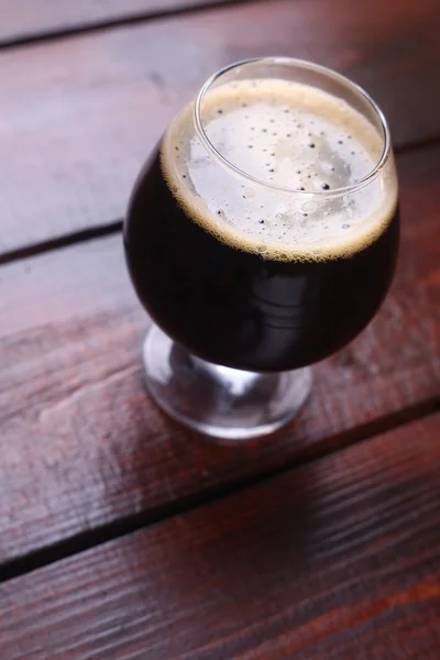 Glass of dark stout