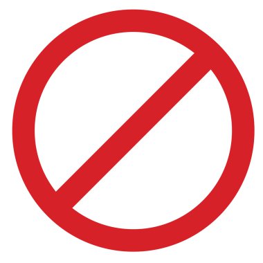 no sign clipart