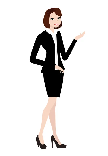 Mujer de negocios — Vector de stock