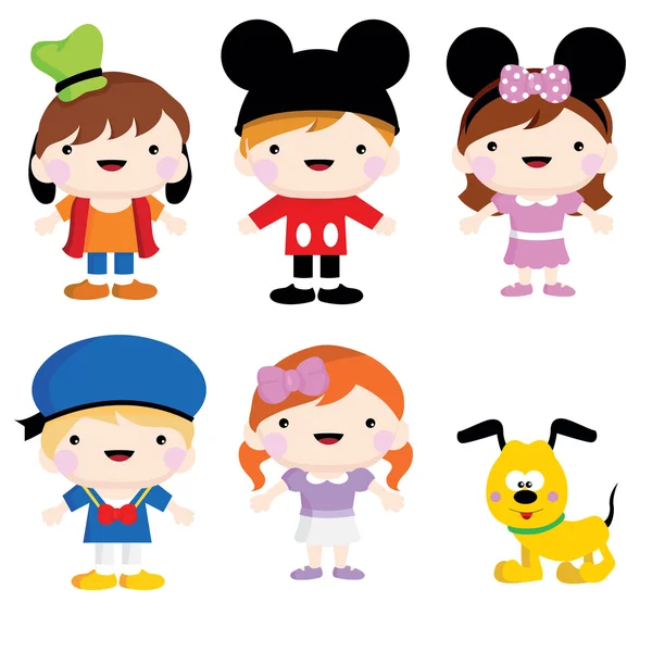 Mickey children party — Stock Vector