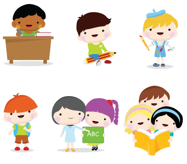 Children and education — Stock Vector