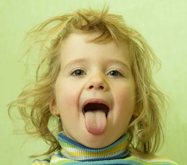 Menina loira bonito — Fotografia de Stock