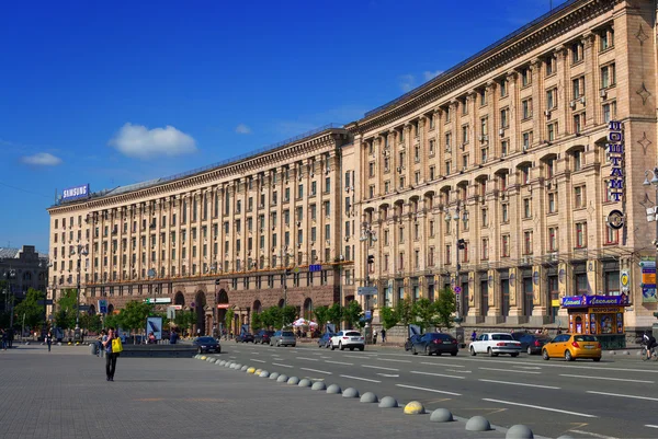 Kreschatyk Straße in Kiev — Stockfoto