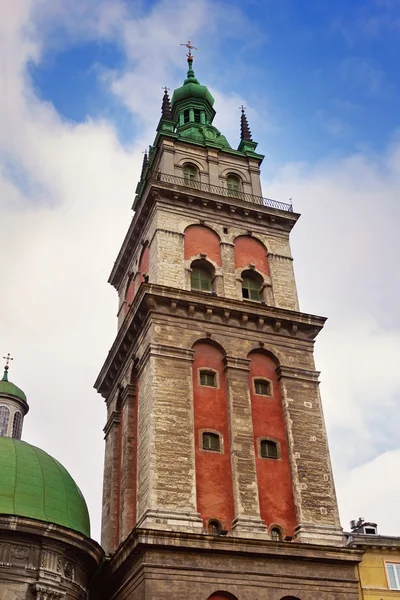 Lviv 'deki varsayım kilisesi. — Stok fotoğraf