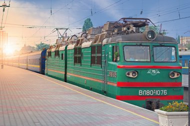 Eski Ukraynalı yolcu treni