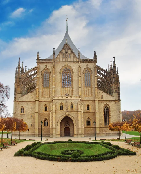 Katedra St Barbara w Kutná Hora — Zdjęcie stockowe