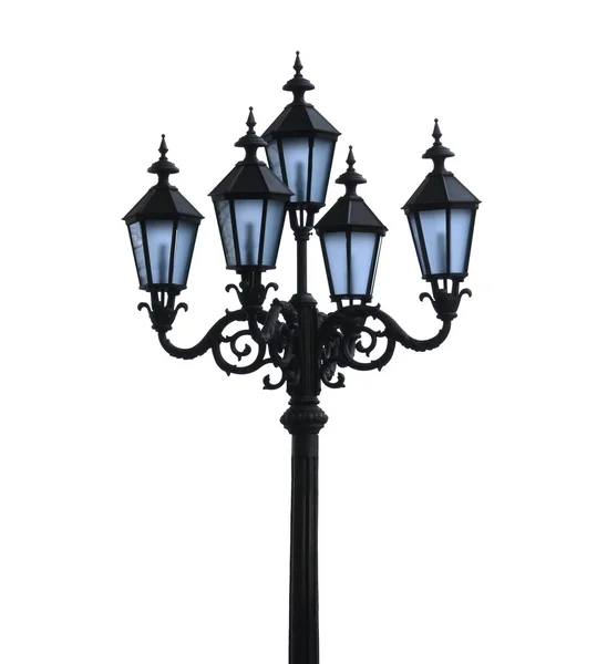 Straat lamp geïsoleerd — Stockfoto