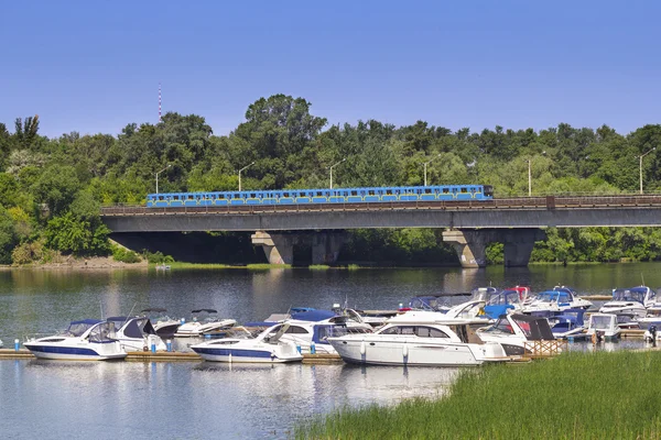 Left bank of Kiev — Stock Photo, Image