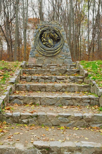 Пам'ятник Коневі — стокове фото