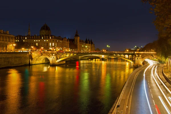 Parigi vista serale — Foto Stock