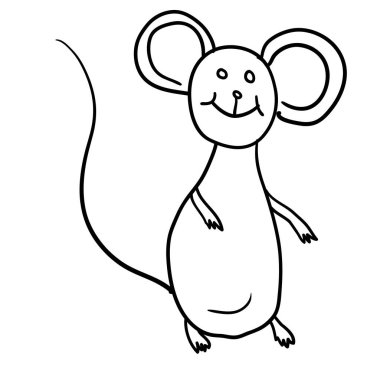 Fare beyaz arkaplan resimlerini çiz.