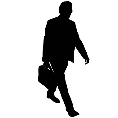 Beyaz arka planda kravatı olan takım elbiseli bir iş adamı..