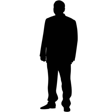 Beyaz arka planda kravatı olan takım elbiseli bir iş adamı..