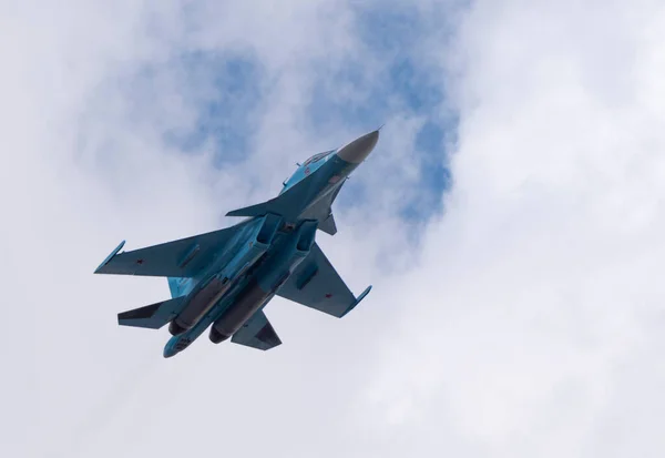 Moscow Russia May 2021 Avia Parade Moscow Jet Fighter Aircraft — 스톡 사진