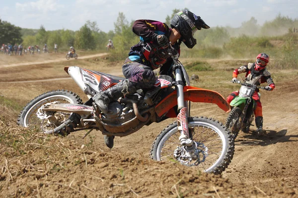 Rider participates in the  round — Stock Photo, Image