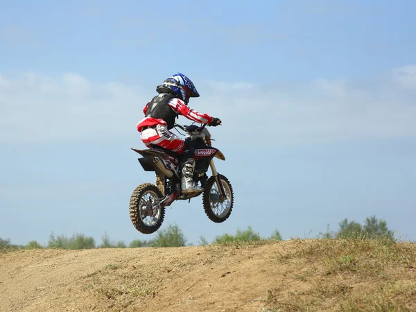 Rider neemt deel aan de ronde — Stockfoto