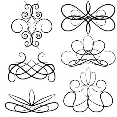 Set grafik elemanları tasarımı için.