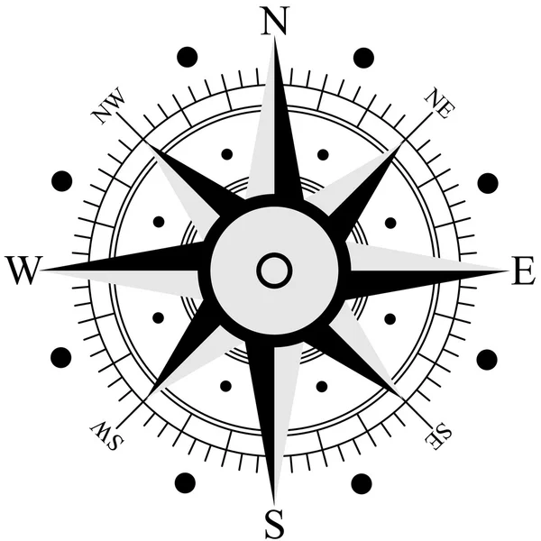 Schwarzer Wind stieg vereinzelt auf Weiß. — Stockvektor