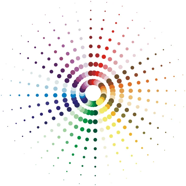 半色调点抽象背景色。矢量图 — 图库矢量图片