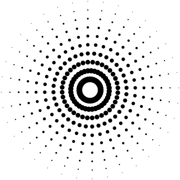 Mezzitoni puntini sfondo astratto. Illustrazione vettoriale — Vettoriale Stock