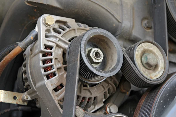 The new engine tractor. Agricultural machinery — Stock Photo, Image