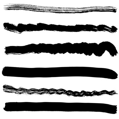 Fırça vektör beyaz arka plan üzerinde leke. vektör çizim.