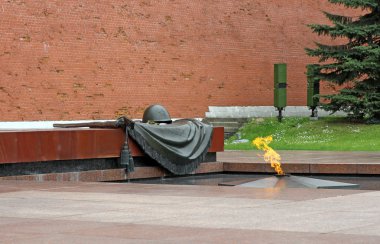 Eternal Flame, Moskova'ya meçhul asker Türbesi. Kremlin, R