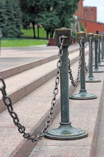 Tumba de la cerca del soldado desconocido. Kremlin, Moscú, Rusia — Foto de Stock