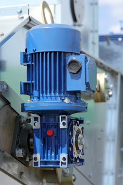 Mavi güçlü elektrik motorları için modern Endüstri/sanayii donatımı