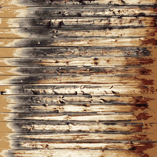 Holz Textur Hintergrund, Realistische Planke. Vektorillustration. — Stockvektor