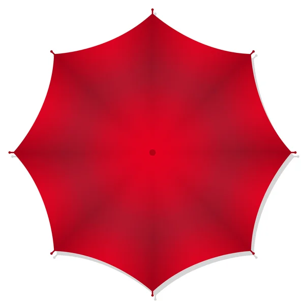 Parapluies rouges. Illustration vectorielle . — Image vectorielle