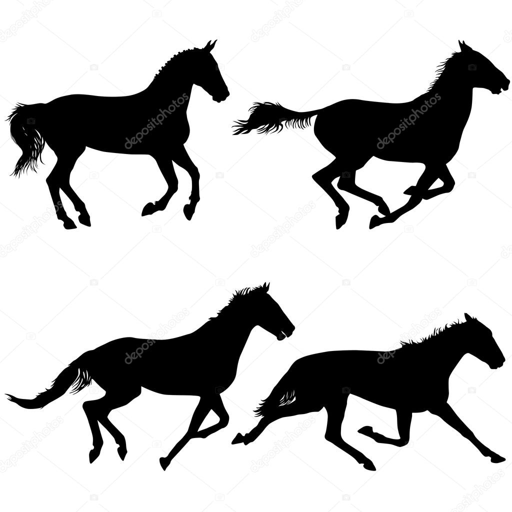 すべての動物の画像 元の馬 イラスト シルエット すべての動物の画像 元の馬 イラスト シルエット