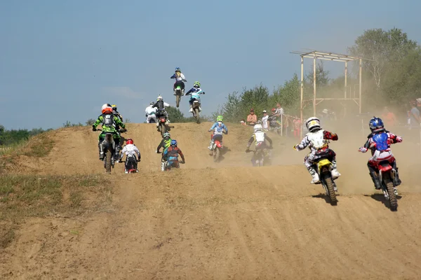 ARSENYEV, RUSSIA - 30 AGOSTO: Rider partecipa al round di t — Foto Stock