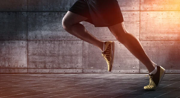 Stedelijke runner's benen — Stockfoto