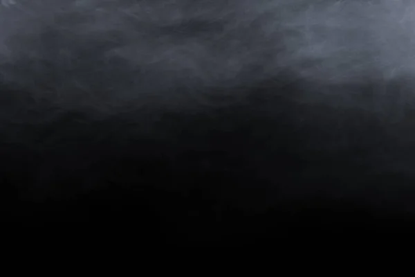 Rauch Oder Nebel Isoliert Auf Weißem Hintergrund — Stockfoto