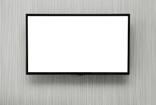 TV in bianco con percorso di ritaglio — Foto Stock