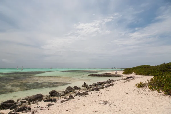 Gölde dinmesini Rüzgar Sörfü