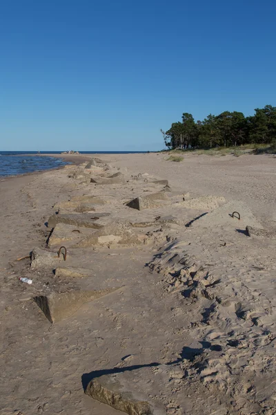 Östersjöns sandstrand kusten — Stockfoto