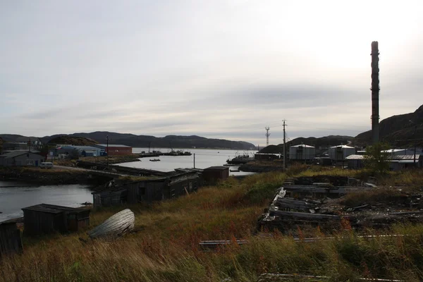 Murmansk Rússia Norte região abandonada Federação Russa — Fotografia de Stock