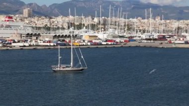 Palma de Mallorca liman cruise ship den filme