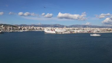 Palma de Mallorca liman cruise ship den filme