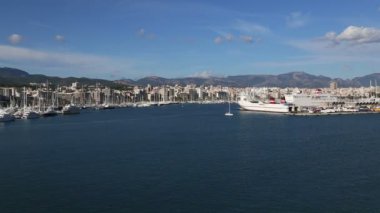 Palma de Mallorca liman cruise ship den filme