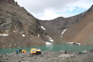 Altay bölgesi Rusya dağ manzaraları