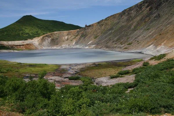 Kunasir Kurils eilanden rotsen Azië Russische Federatie — Stockfoto
